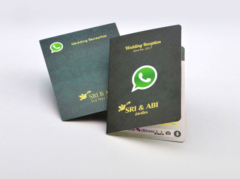 whatsapp invitation cards