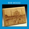 8x8 customized photo frames engraved gift wooden