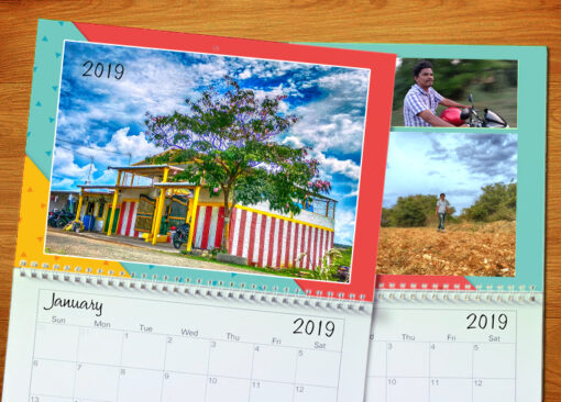 Wall Calendars 2019 custom photo print calendar