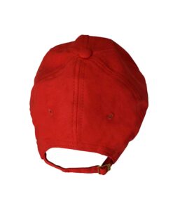 red Embroidered Cap customized produc designs logo