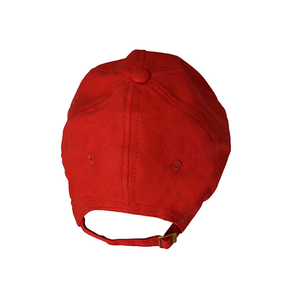Embroidered Red Cap