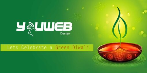 Lets Celebrate a Green Diwali sticker printing scaled