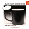black heart handle magic mug with photo print coimbatore