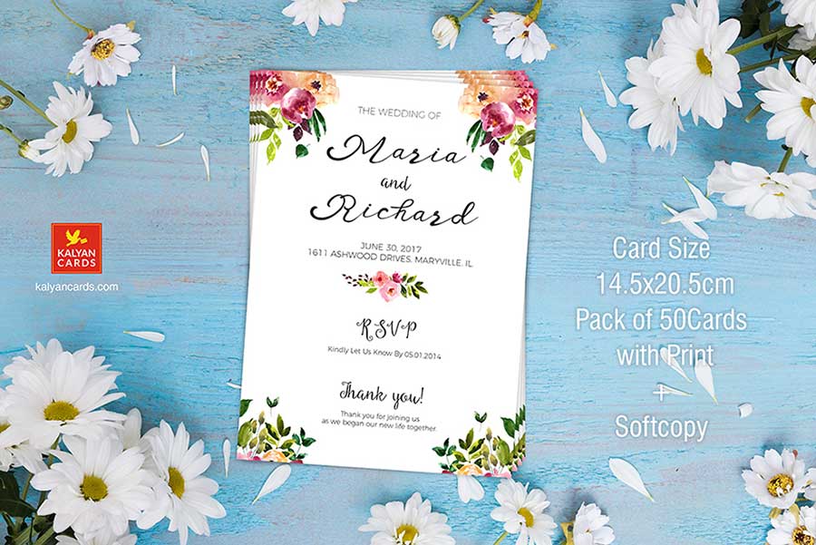 wedding invitation cards for friends