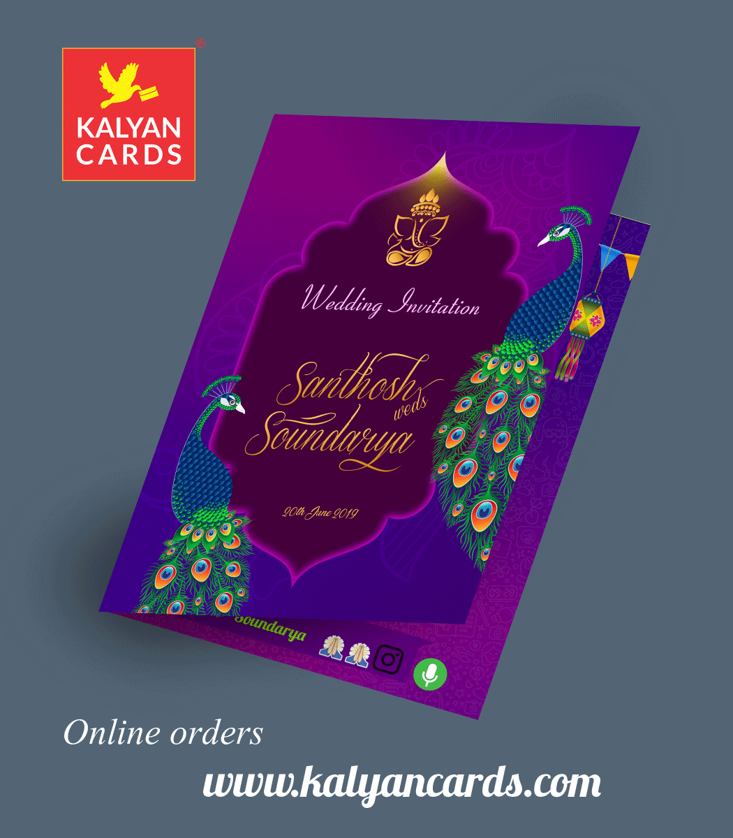 Unique Invitation Card Design Pack Of 50 Kalyan Cards