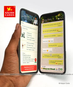 smart phone invitation card design