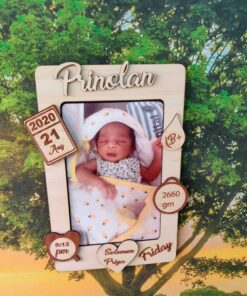 New Born Baby Gifts – MDF Sublimation Photo engraving