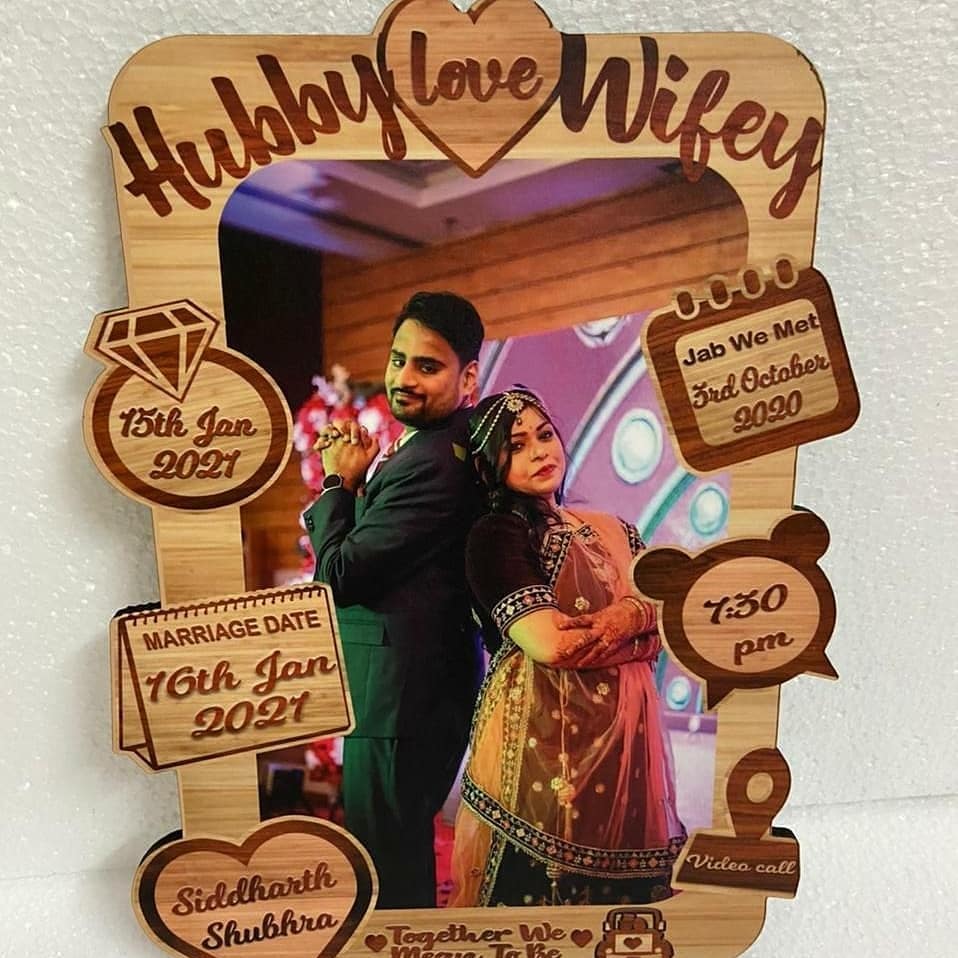 Born baby Birthday gift Wedding gifts photo frames - Kalyan Cards