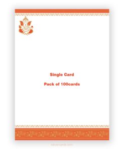 wedding single card design