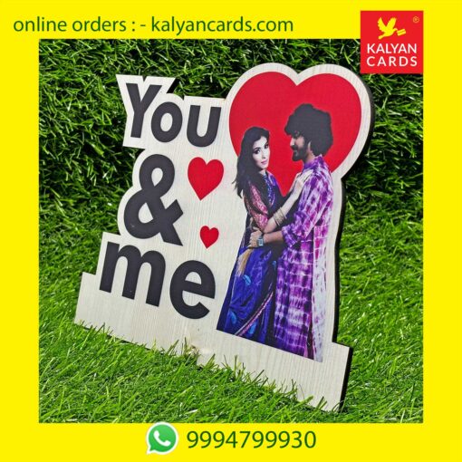 photo frame you and me wooden